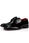 Christian Louboutin Chambeliss Night Strass Max Oxfords Patent Calf Leather Black
