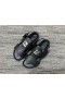 Christian Louboutin CL Logo Sandals Calf Leather Black