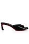 Christian Louboutin Condora Mule 55 Mm Mules Vog Patent Leather Black