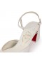 Christian Louboutin Jane Pump 55 Mm Pumps Pearlescent Nappa Leather Biancoronnade