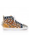 Christian Louboutin Louis No Limit Gaagal High-Top Sneakers Gaagal Crepe Satin Magma