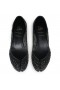 Christian Louboutin Marlougiela Strass Ballerinas Mesh And Patent Calf Leather Black