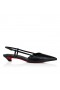 Christian Louboutin Miss Z Slingina 25 Mm Slingback Pumps Kid Leather Black