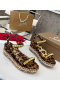 Christian Louboutin Pira Ryad 60mm Wedges Nappa Silk Leopard