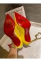 Christian Louboutin Pumps Hot Chick 100 mm Patent Leather Yellow
