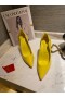 Christian Louboutin Pumps Hot Chick 100 mm Patent Leather Yellow