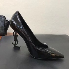 Saint Laurent Opyum 110 čerpadla Čierna lakovaná Koža Saint Laurent Topánky