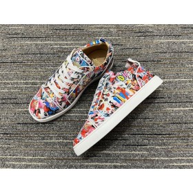 Christian Louboutin Louis Junior Orlato Oh Xtian Ženy Tenisky Teľa Kožené Multi