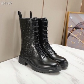 Dior Explorer Členok Boot Dior Šikmé Plastický Black Teľacina