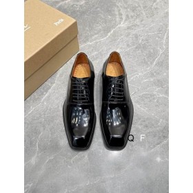 Christian Louboutin Capitano Oxford Patent Kožené Čierne CL Topánky