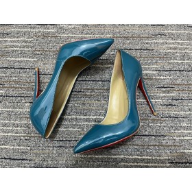 Christian Louboutin Tak Kate Čerpadlá 120mm lakovanej Kože Curacao