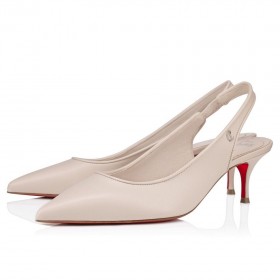 Christian Louboutin Športový Kate Šatka 55 Mm Šatka Späť Čerpadlá Nappa Kože Leche
