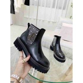 Jimmy Choo Hanah Älenok Boot Crystal Ozdobené Äierna