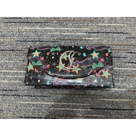 Christian Louboutin Loubi54 Spojka Hviezdne Svetlo Lakovanej Kože Multicolor