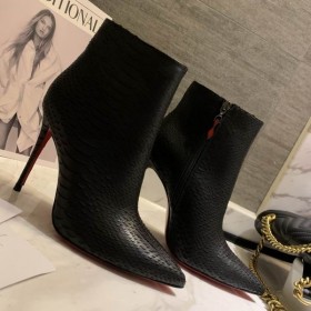 Christian Louboutin Tak Kate KorisÅ¥ Älenková Obuv 85mm Lizzy Kožené Äierne