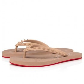 Christian Louboutin Loubi Flip Donna Ploché Nude1 Gumy