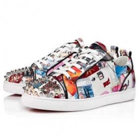 Christian Louboutin Mužov Louis Junior Hrotmi Multi/black Teľa