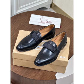 Christian Louboutin Styleeto Loafers Calf Leather Black
