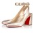 Christian Louboutin Miss Sab Å atka Äerpadlá 85mm Nappa Kože Zlato