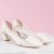 Roger Vivier Belle Vivier Äerpadlá, Biela Patent a PVC