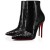 Christian Louboutin Spikita Korisť, Tak Kate 100 mm Black/lin Black Patent