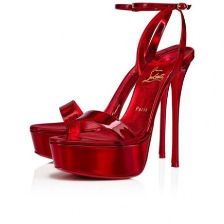 Christian Louboutin 플랫폼 퀸 Alta150mm Loubi/lin 싸이 Loubi 특허 송아지