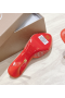 Christian Louboutin Apostropha 노새 메시 납 80Mm 뮬 레드
