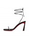 Christian Louboutin Condora Lacestrass85mm 가죽 샌들 Black