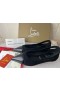 Christian Louboutin Duvettina 스파이크를 발레리나 가죽 검정 Christian Louboutin Shoes