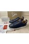 Christian Louboutin F.A.V Fique A Vontade 운동화 송아지를 가진 데님 해양