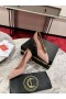 Christian Louboutin 케이 관통되는 뾰족한 가죽 85MM 펌프 CL 신발