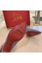 Christian Louboutin 케이트 펌프 Veau 벨루어 전체가 금연 CL 신발