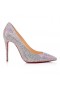 Christian Louboutin 케이트 납 100Mm 펌프 메탈릭 스웨이드 버전 Ab