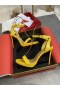 Christian Louboutin Loubi 퀸 샌들 100mm 특허 가죽색