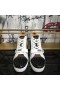 Christian Louboutin Louis Orlato 평면 스파이크를 최고 운동화 스웨이드와 원단 Black