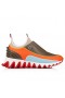 Christian Louboutin Sharkyloub Sp 스파이크의 여자 운동화를 송아지를 가죽 네오프렌고 스파이크 비타민