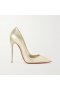 Christian Louboutin 이트 120 금속 도마뱀과 가죽 펌프 CL 신발장