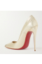 Christian Louboutin 이트 120 금속 도마뱀과 가죽 펌프 CL 신발장