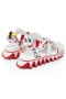 Christian Louboutin 여름 Loubishark 샌들 여성의 송아지를 가죽순 Sudo 꽃 인쇄색