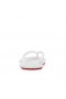 Christian Louboutin 슈퍼 Loubi 플립 여성 노새가 고무 Bianco Christian Louboutin Shoes
