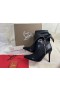 Christian Louboutin 지퍼 부츠 100mm 송아지 Black