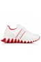 Christian Louboutin Nastroshark 운동화를 송아지를 가죽 및 면 CL 신발장