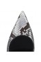 Christian Louboutin Condora85Mm 펌프를 돋을새김된 종아리에 가죽 아마존색