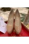 Christian Louboutin Dirditta130mm 펌프는 특허 가죽 누드