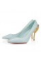 Christian Louboutin Ginko 펌프 85mm 펌프 Nappa 가죽 빙산 Christian Louboutin Shoes