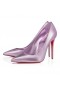 Christian Louboutin 케이 100mm 펌프 무지개 빛깔의 가죽 Parme Christian Louboutin Shoes