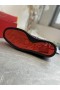 Christian Louboutin Louis Orlato 높은 최고 운동화 스파이크 Veau Velous 블랙
