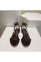 Christian Louboutin Mafaldina 플랫 샌들 가죽 Pinecone
