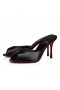 Christian Louboutin 나에게 돌리 85Mm 뮬 Nappa 가죽 검정 CL 신발장