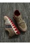 Christian Louboutin Nastroshark 남성 스니커즈 송아지를 가죽 및 면 Saharienne